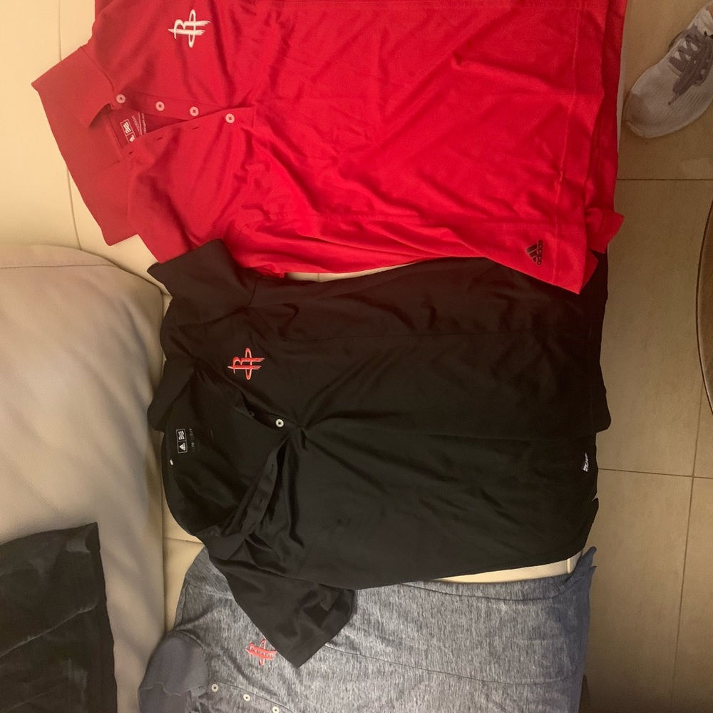 Adidas Houston Rockets Shirts/Polos - Picture 2 of 5